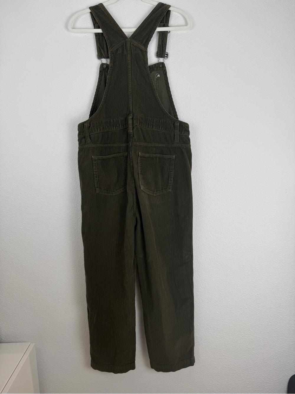 Madewell Corduroy Straight Leg Bib Overalls Medium - Picture 8 of 10